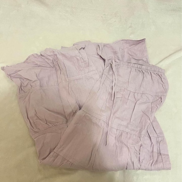 Aritzia | Bouquet linen skirt in cloudy lilac - Picture 3 of 5